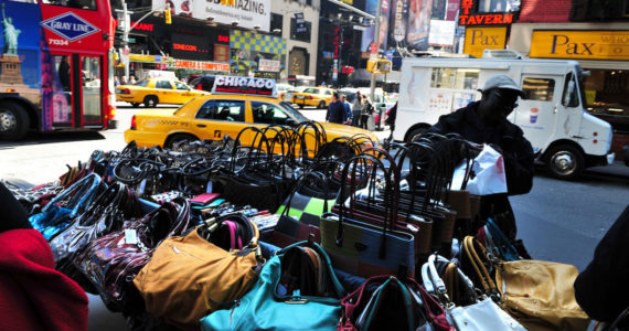 brand name imitation bags sold on a street (Product_Copycat_Intellectual_Property_Asia_Law_Network)