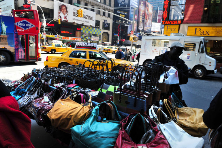 brand name imitation bags sold on a street (Product_Copycat_Intellectual_Property_Asia_Law_Network)